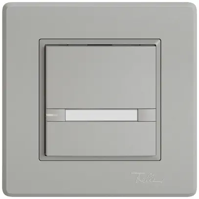 Pulsante KNX RGB INC EDIZIO.liv SNAPFIX® sensore temp.RGB-LED targ.1× com.2T grc 