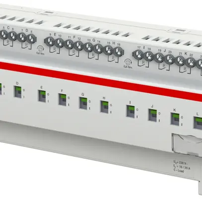 REG-KNX-Schaltaktor ABB SA/S12.16.5.2, 12-fach, 16A, C-Last 