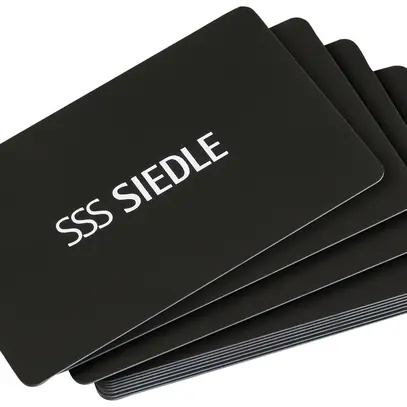 Carte à transpondeur Siedle 99 500 noir 85×54×1mm 10 pièces 