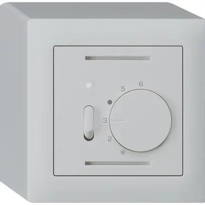 Thermostate d'ambiance AP kallysto gris clair avec interrupteur 