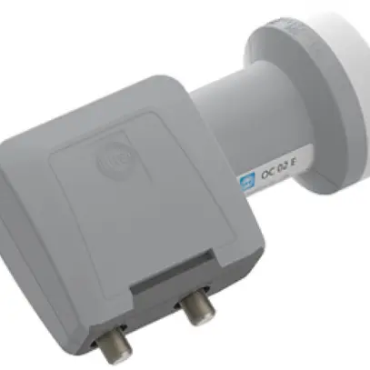 Système d’alimentation Wilhelm Sihn OC02E LNB Twin Ø40mm gris 