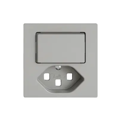 Kit di montaggio EDIZIO.liv SNAPFIX® p.combi.T23 c.1 tasto c.lente lat.grc 