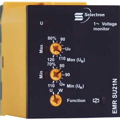 Relais surv.tension EMR SU21N 2C, 1 phase, 230VAC 