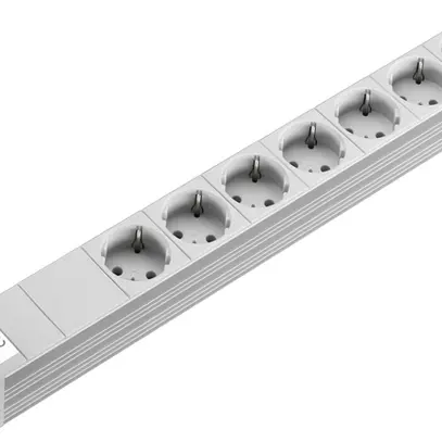 Prise multiple Rittal DK 7240.210 19" 1UH 230VAC/16A 7×SCHUKO 