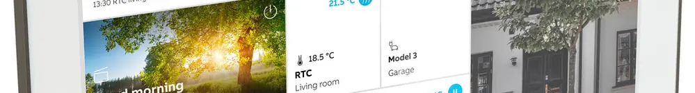Schermo tattile 10" ABB-SmartTouch, KNX/free@home/ABB-Welcome, bianco/ac-ne 