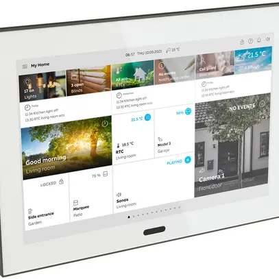 Schermo tattile 10" ABB-SmartTouch, KNX/free@home/ABB-Welcome, bianco/ac-ne 
