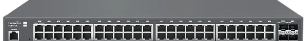 Cloud switch EnGenius ECS1552, managed, 48×1000T, 4×SFP 