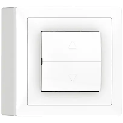 Interrupteur pour stores AP SIDUS B blanc brillant 1 canal 