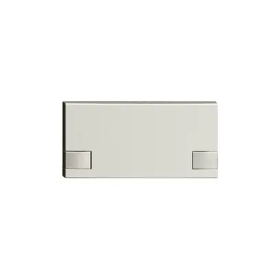 Tasto 1/2 KNX/elettronic.s.LED EDIZIOdue 2×comando simplice grigio chiaro 