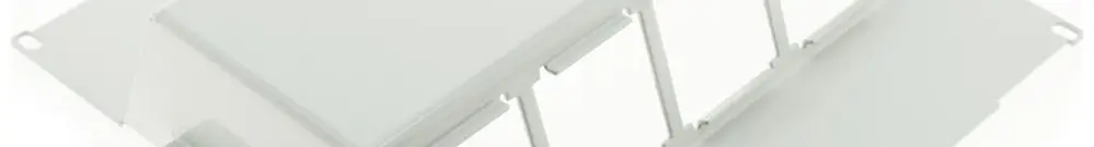 Kit de montage Woertz vide 2×4 Mosaic 45×45mm pour WAK250/75 o.DAK250 gris clair 