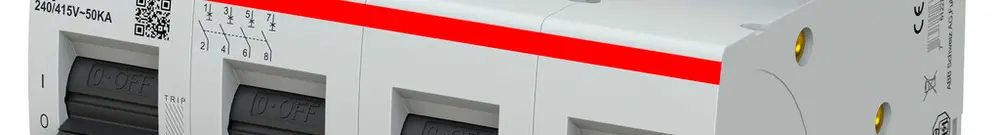Disjoncteur ABB S804P-K80 4P 400V K-80A 50kA 6UM 