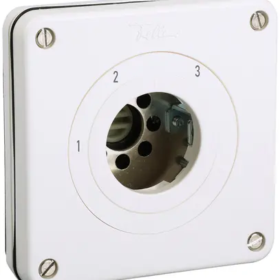 Interrupteur à gradat.ENC contacts galv.s.cylindre NEVO 2P, IP21, 1-2-3, blanc 