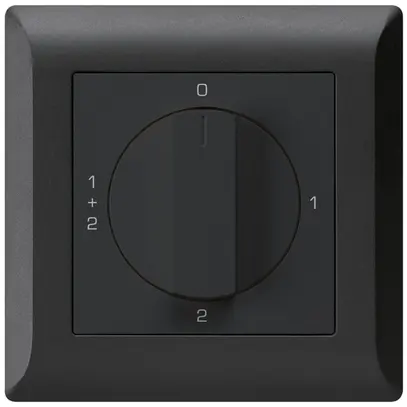 Interrupteur rotatif ENC kallysto.line 1/1L noir avec manette 