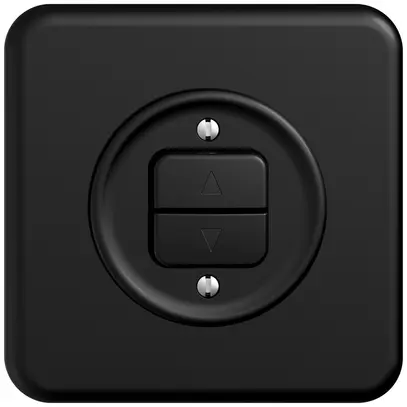 Interrupteur pour stores ENC STANDARDdue SNAPFIX® 10A 250V 2 touches 1 canal no 