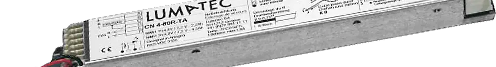 Element secours de réarmer Lumatec 4-80W T5/T8/CF2 