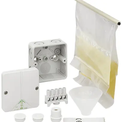 Boîte de dérivation AP Abox XT 025 PC, 2.5mm², 80×80×52mm, IP68 