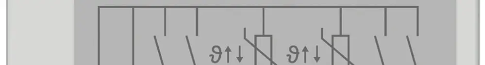 Interfaccia per pulsante INS Theben TA 4 S DALI-2, 4-canale + 2×AI 