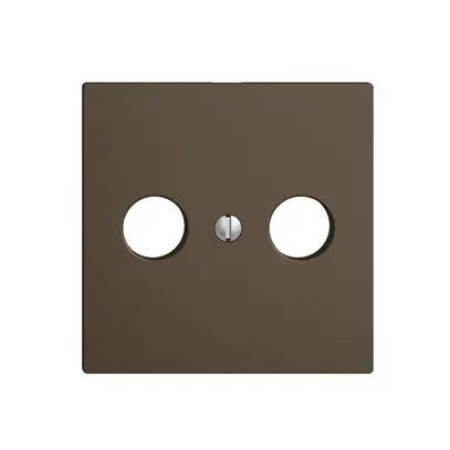 Placca frontale EDIZIOdue coffee per R/TV 