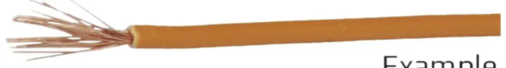 Toron 1,5mm² s.halogène or Bobine à 100m H07Z-K 