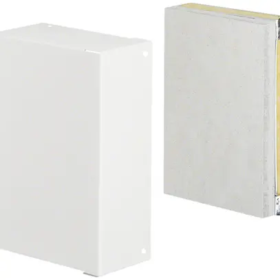 Embout de fermeture tehalit FWK 3E E30 100×160mm, blanc traffic 