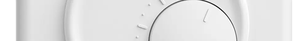 UP-Raumthermostat STANDARDdue weiss ohne Schalter 