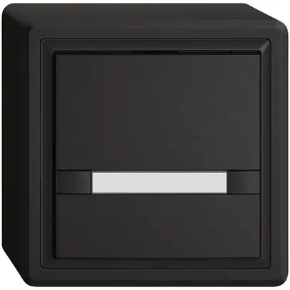 Pulsante universale AP EDIZIO.liv UNI SNAPFIX® 5…48V s.LED 1× com.2T targ.ne 