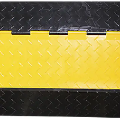 Copricavo per pavimento Protector Rubber 4 canali 800×590×78 giallo/nero 