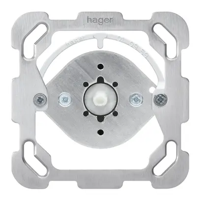 Inserto interruttore rotativo Hager S0/1L con piastra di fissaggio 