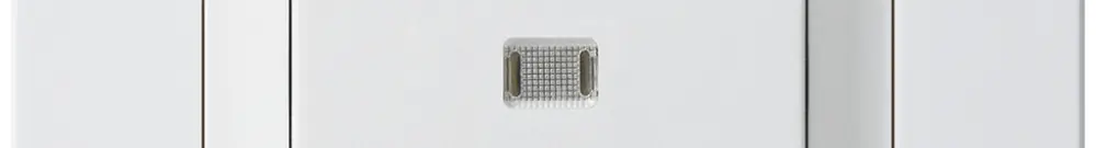 Interruttore pulsante luminoso INC kallysto.pro 6/1P bianco 