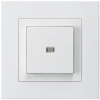 Interruttore pulsante luminoso INC kallysto.pro 6/1P bianco 