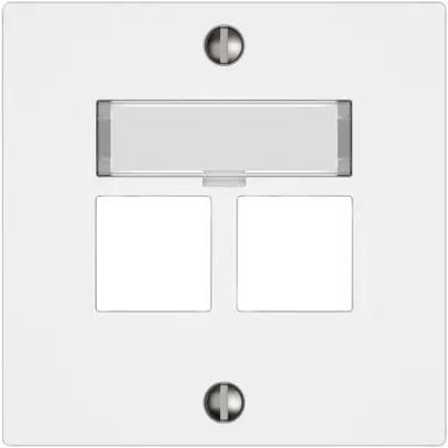 Kit di montaggio EDIZIO.liv EASYNET S-One SNAPFIX® destra per 2×RJ45 bi 