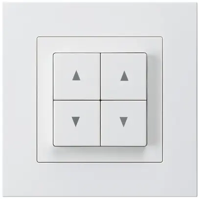 Interruttore per tapparelle INC kallysto.pro bianco con 4 tasti 