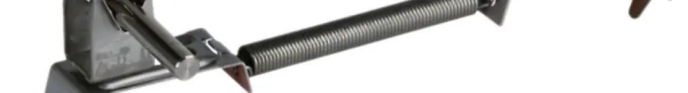 Supporto conduttore tetto DEHN/elvatec SPANNgrip Ø6 molla tensione 180…280mm V2A 