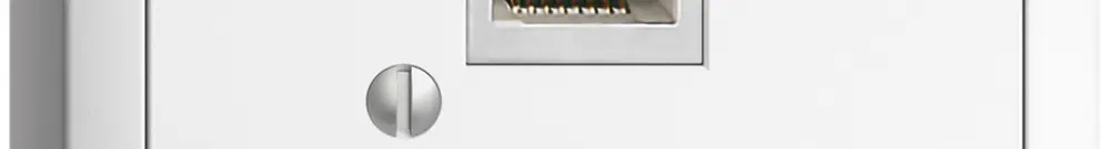 Scatola AP 1×RJ45/s 8P EDIZIOdue bianco R&M swissline 