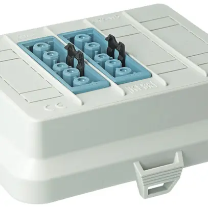 Frontteil AGRO AT6510, für AK2, 2×GST18 5P DALI blau, 125×100mm 