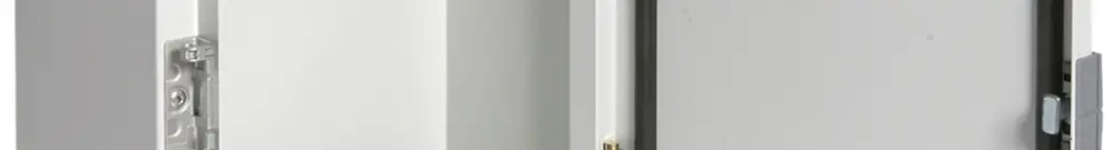 Coffret AP Hager Orion.Plus acier 300×350×160mm IP65 SKI panneton double grc 
