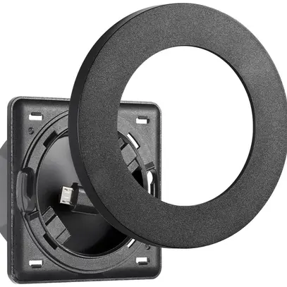 Telaio da incasso Legrand a 2 fili parete forata nero 