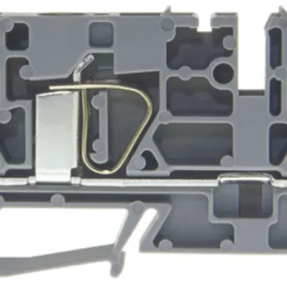 Borne de passage joignable WZ 0.5…6mm² 50A 600V ressort 3×1 rail DIN 35mm gr 