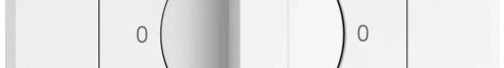 UP-Montageset EDIZIO.liv SNAPFIX® f.Drehschalter m.Griff 0-Jour-0-Nuit ws 