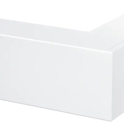 Angolo esterno Bettermann 348×130×100mm, PVC, bianco puro, 9010 