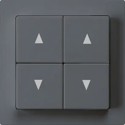 Pulsante per tappar.INC kallysto A antracite con 4 tasti 