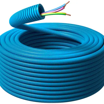 Tubo d'installazione precablato KRFWG PM M20 blu H07V-U 3×1.5mm² bl/rs/ve-gi 