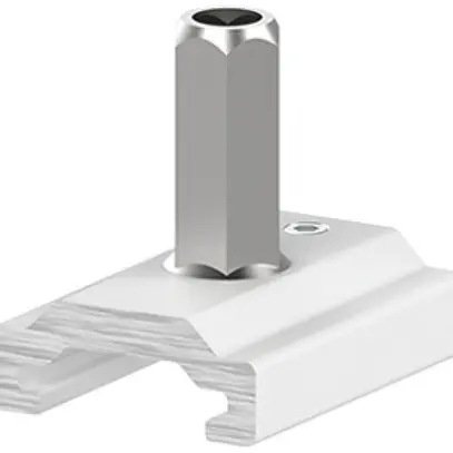 Sbarra di montaggio Sylvania ONETRACK alluminio 35×26×34mm bianco 