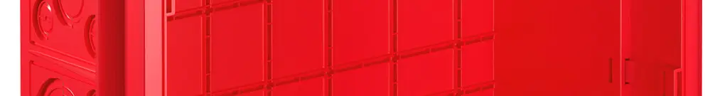 Boîte de coffrage Morach-Technik 400×260×190mm rouge 