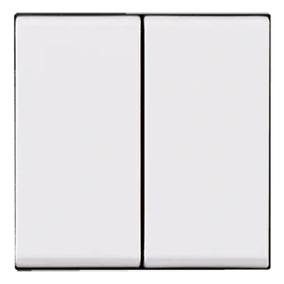Contact à bascule INC MOS 2×AR 6A blanc 2modules 