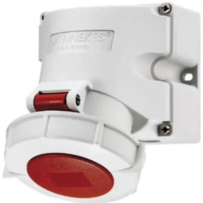 Presa AP CEE 32A 5P 6h 400V rosso IP67 Mennekes 