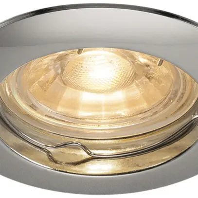 Plafonnier INC SLV PIKA QPAR51, GU10 rigide IP20 chromé 