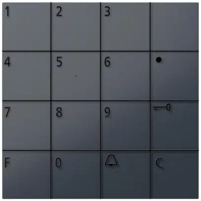 Modulo tastiera Siedle indipendente dal sistema 12V AC antracite 