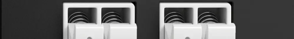 Prise audio Push Type EDIZIOdue F, 2×, kit d'inscription, noir 