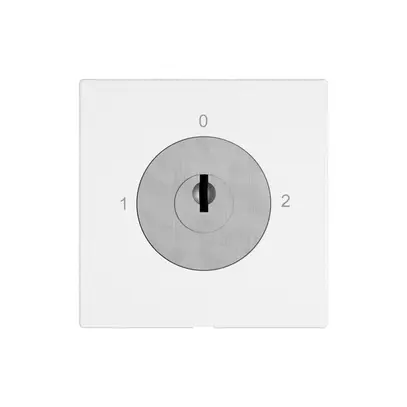 Interrupteur à clé EDIZIO.liv a.KABA 1007F/5000 invers.1P 90° 1-0-2 p=57mm bc 
